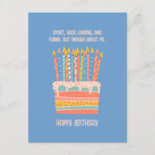 Postal Cartão de Aniversário Cartão de aniversário engraç