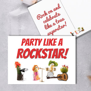 Postal Cartão de aniversário de comida divertida trocadil