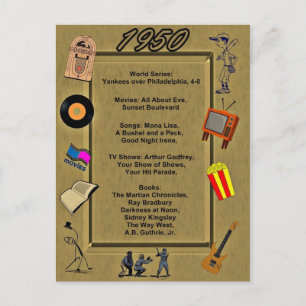 Postal Cartão de aniversário de eventos do Excelente 19