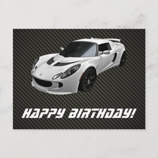 Postal Cartão De Aniversário Do Lotus Reque Personalizáve