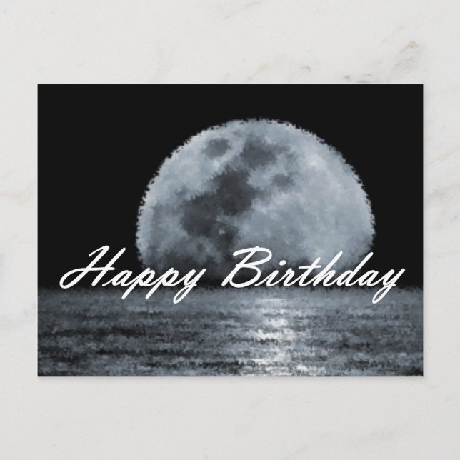 Postal Cartão de Aniversário Feliz (Frente)