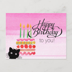 Postal Cartão de Aniversário Feliz da Bomba Fotográfica C