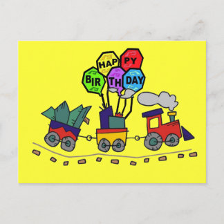 Postal Cartão de Aniversário Feliz - ver atrás