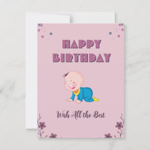 Postal Cartão de Aniversário Personalizado com Foto