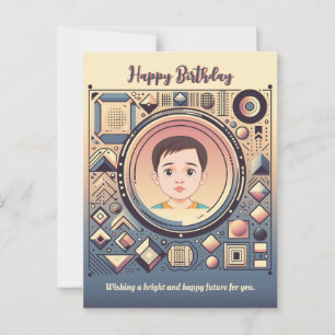 Postal Cartão de aniversário personalizado inspirado na t