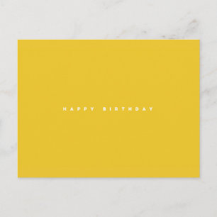 Postal Cartão de Aniversário Simplesmente Feliz