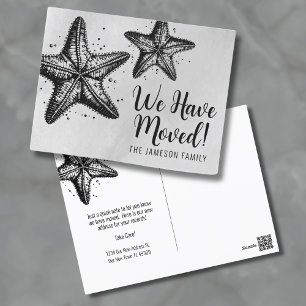 Postal Cartão de Anúncio de Movimentação de Praia