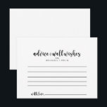 Postal Cartão de Aviso de Casamento de Caligrafia Minimal<br><div class="desc">Este cartão de conselho de caligrafia minimalista é perfeito para um casamento moderno. O design simples e elegante apresenta a tipografia de scripts clássicos e de rico em preto e branco.Estas cartas são perfeitas para um casamento, chá de panela, chá de fraldas, festa de formatura e muito mais. Personalize as...</div>