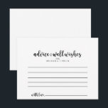 Postal Cartão de Aviso de Casamento de Caligrafia Minimal<br><div class="desc">Este cartão de conselho de caligrafia minimalista é perfeito para um casamento moderno. O design simples e elegante apresenta a tipografia de scripts clássicos e de rico em preto e branco.Estas cartas são perfeitas para um casamento, chá de panela, chá de fraldas, festa de formatura e muito mais. Personalize as...</div>