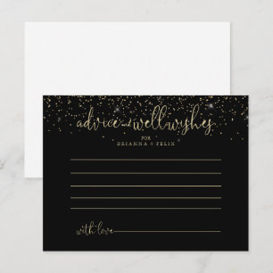 Postal Cartão de Aviso de Casamento de Script de Rico de