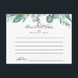 Postal Cartão de Aviso de Casamento Tropical Colorida<br><div class="desc">Este cartão de conselho floral tropical colorido é perfeito para um casamento de destino. Os design ilustram flores brancas, amarelas, cor-de-rosa, pinceladas com lindas folhas verdes de cor aquosa, inspiradoras elegância. Estas cartas são perfeitas para um casamento, chá de panela, chá de fraldas, festa de formatura e muito mais. Personalize...</div>