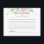 Postal Cartão de Aviso Floral de Casamento de Folhagem Ve<br><div class="desc">Este cartão de conselho floral de folhagem dourada é perfeito para um casamento moderno. A design apresenta ouro desenhado à mão e folhagem botânica verde com flores rosa, pinceladas e brancas, inspiradoras belezas naturais. Estas cartas são perfeitas para um casamento, chá de panela, chá de fraldas, festa de formatura e...</div>