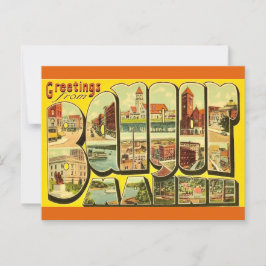 Postal Cartão de Bangor Maine Cumprimentos
