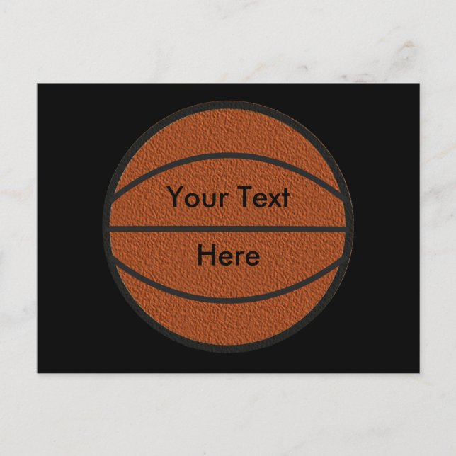 Postal Cartão de Basquete (Frente)