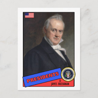 Postal Cartão de beisebol James Buchanan