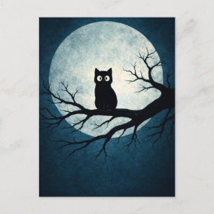 Postal Cartão de Boas Festas de Halloween Assustador