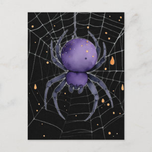 Postal Cartão de Boas Festas de Halloween Assustador