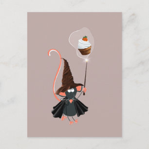 Postal Cartão de Boas Festas de Halloween Assustador