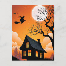 Cartão de Boas Festas de Halloween Assustador