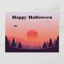 Cartão de Boas Festas de Halloween Assustador