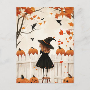 Postal Cartão de Boas Festas de Halloween Assustador