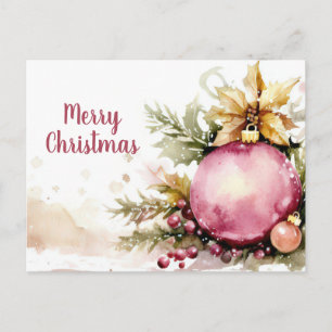 Postal Cartão de Boas Festas de Natal