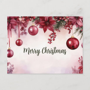 Postal Cartão de Boas Festas de Natal