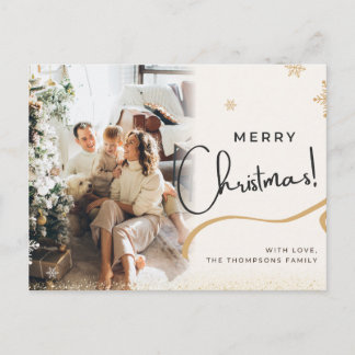 Postal Cartão de Boas Festas de Natal | Elegante Cartão d