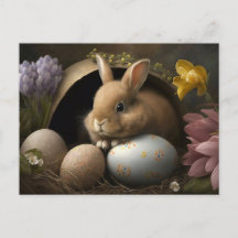 Cartão de Boas Festas de Páscoa