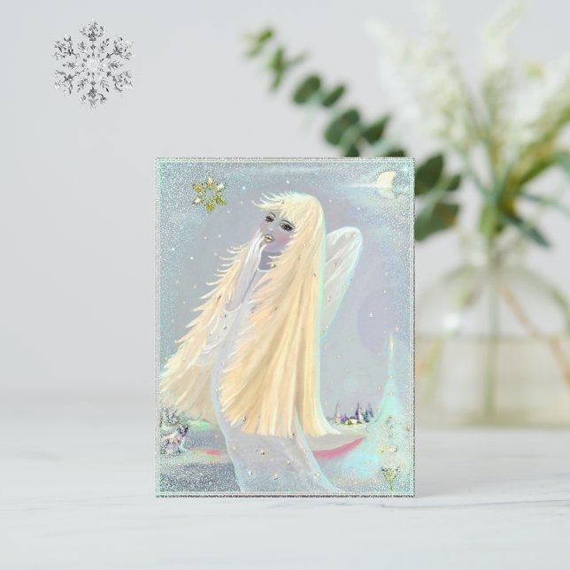 Postal Cartão de Boas Festas do Solstício de Inverno (Criador carregado)