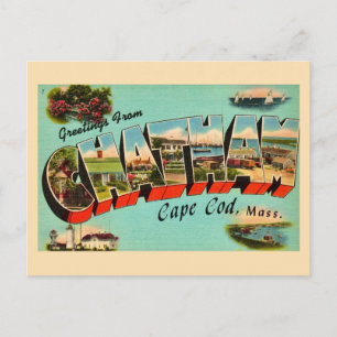 Postal Cartão de Boas-Vindas Chatham Massachusetts