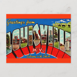 Postal Cartão de Boas-Vindas de Louisville KY
