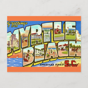 Postal Cartão de Boas-Vindas de Myrtle Beach
