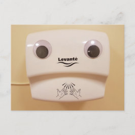 Postal Cartão de bombardeio ocular seco