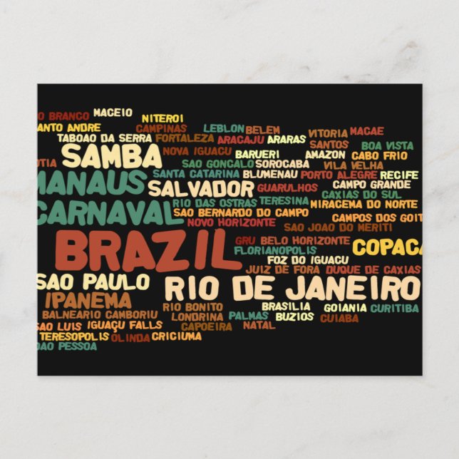 Postal Cartão de BRASIL (Frente)