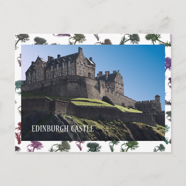 Postal Cartão de Castelo Edinburgh (Frente)