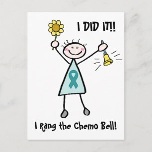 Postal Cartão de Chemo Bell da fita da cerceta