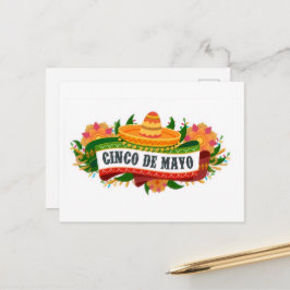 Postal Cartão de Cinco de Maio!
