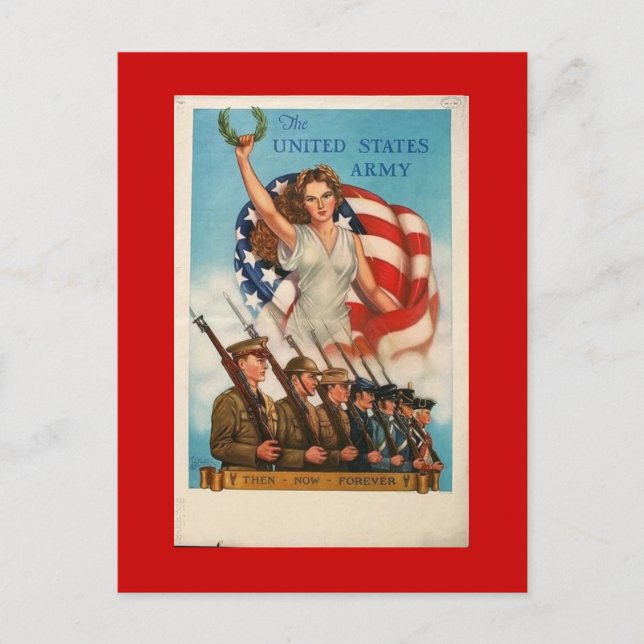 Postal Cartão de coletores WW1 1917 US PROPAGANDA (Frente)