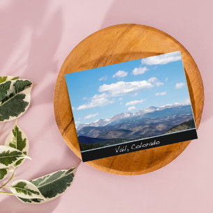 Postal Cartão de Colorado das montanhas de Vail