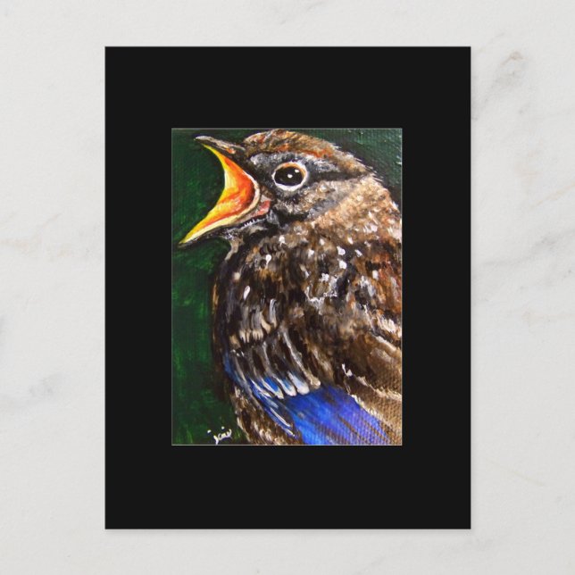 Postal Cartão de Comércio de Arte ACEO para Young Voice ( (Frente)