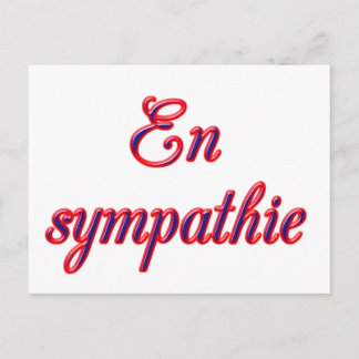 Postal Cartão de condolências