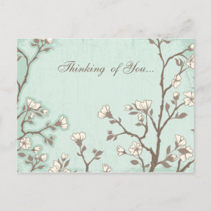 Postal Cartão de condolências de jardim