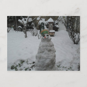 Postal Cartão de cumprimentos de inverno