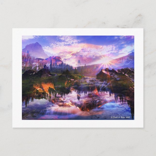 Postal Cartão de David A. Padeiro (Frente)