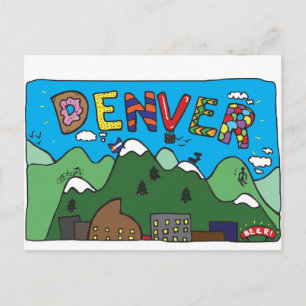 Postal Cartão de Denver