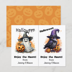 Postal Cartão de Dia das Bruxas do Festa da Escola Fantas