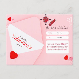 Postal Cartão de dia de os namorados - Farmacologia Consi