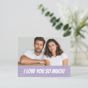 Postal Cartão de Dia dos Namorados com Foto Personalizada
