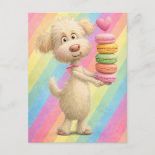 Postal Cartão de Dia dos Namorados de Poodle – Amor de Ca